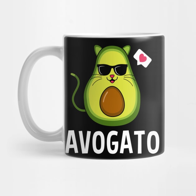 Cute Avogato Cat Gift For Avocado Lover by HCMGift